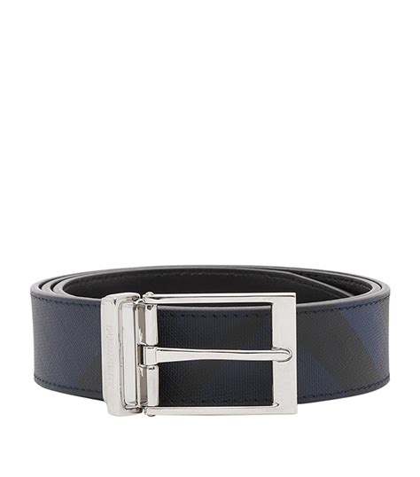 cintura burberry london check|Burberry Reversible London Check Leather Belt .